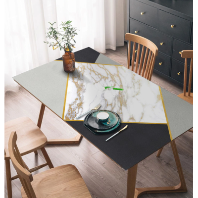 Скатертина ПВХ з візерунком, захист для столу "Stylish marble", 60*90 см Скатертина ПВХ з візерунком, захист для столу "Stylish marble", 60*90 см